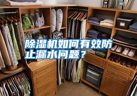 除濕機(jī)如何有效防止漏水問(wèn)題?