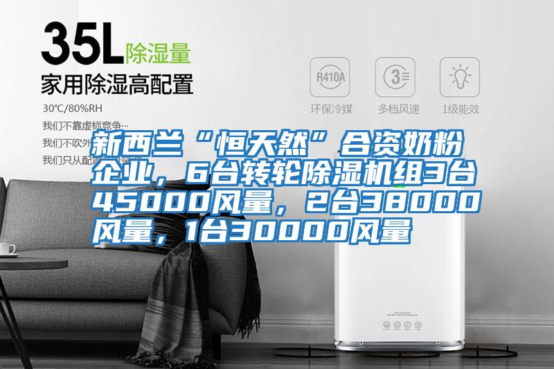 新西蘭“恒天然”合資奶粉企業，6臺轉輪除濕機組3臺45000風量，2臺38000風量，1臺30000風量