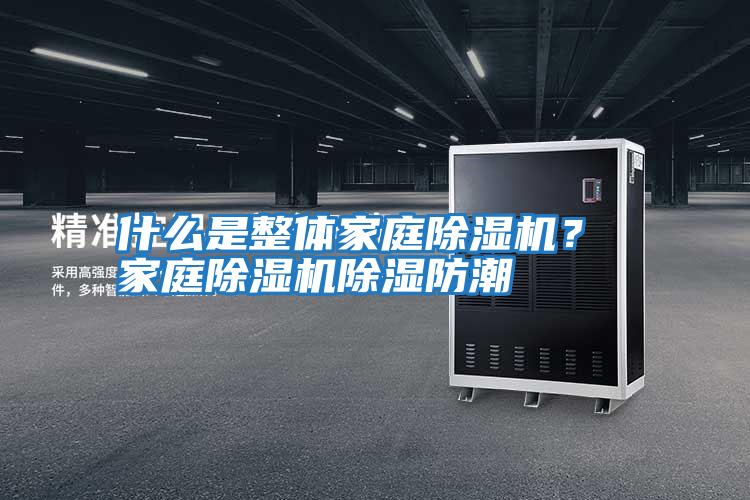 什么是整體家庭除濕機？ 家庭除濕機除濕防潮