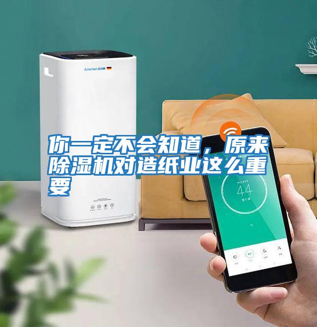 你一定不會知道,原來除濕機對造紙業這么重要