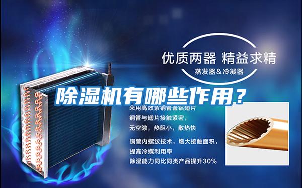 除濕機有哪些作用？