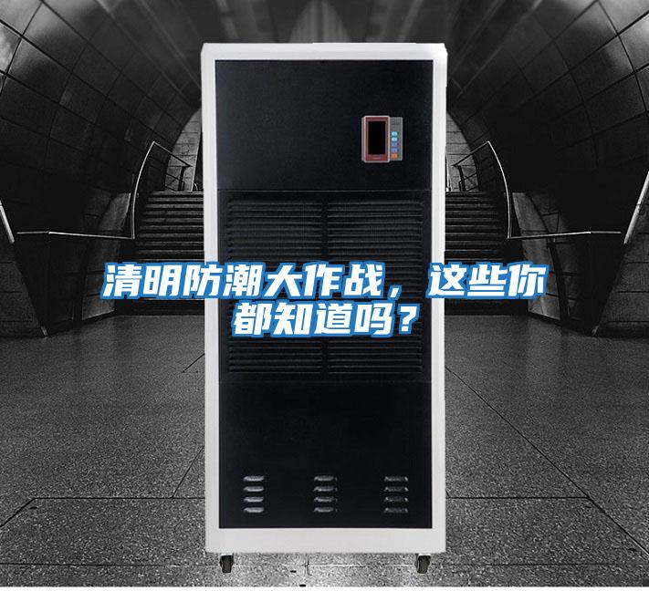 清明防潮大作戰,這些你都知道嗎?