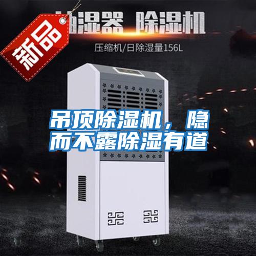 吊頂除濕機，隱而不露除濕有道