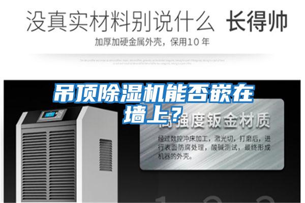 吊頂除濕機能否嵌在墻上?