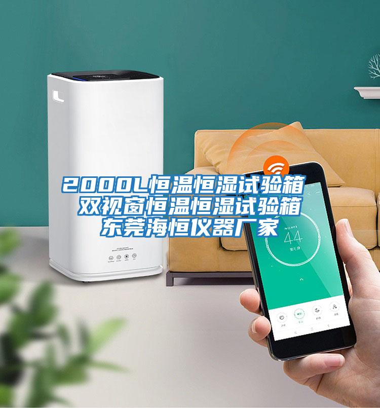 2000L恒溫恒濕試驗(yàn)箱 雙視窗恒溫恒濕試驗(yàn)箱 東莞海恒儀器廠家