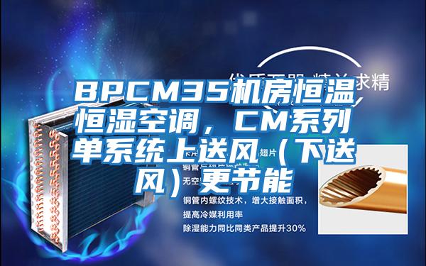 BPCM35機房恒溫恒濕空調，CM系列單系統上送風（下送風）更節能