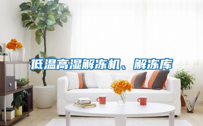 低溫高濕解凍機(jī)、解凍庫