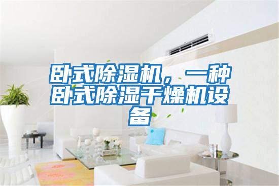 臥式除濕機，一種臥式除濕干燥機設備