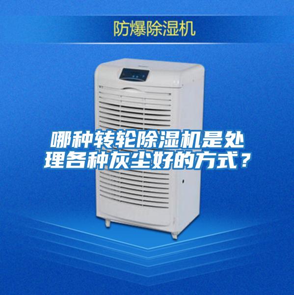 哪種轉輪除濕機是處理各種灰塵好的方式？