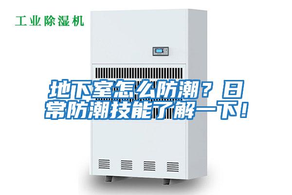 地下室怎么防潮？日常防潮技能了解一下！