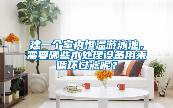 建一個室內恒溫游泳池，需要哪些水處理設備用來循環過濾呢？