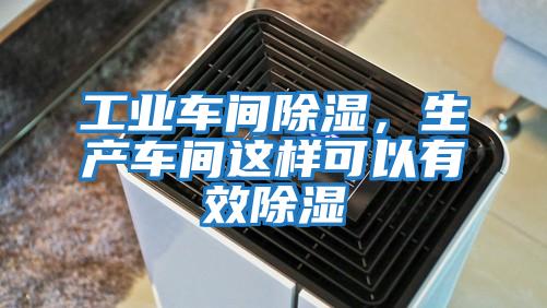 工業車間除濕，生產車間這樣可以有效除濕