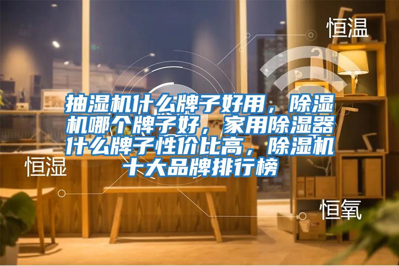 抽濕機什么牌子好用，除濕機哪個牌子好，家用除濕器什么牌子性價比高，除濕機十大品牌排行榜