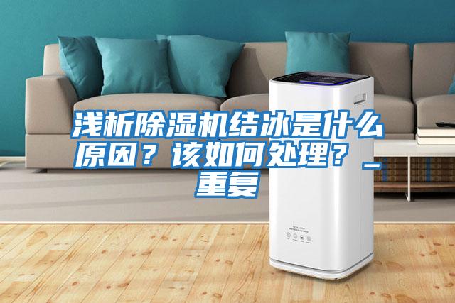 淺析除濕機結(jié)冰是什么原因？該如何處理？_重復