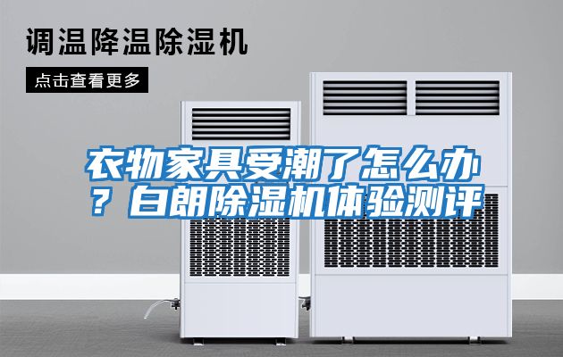 衣物家具受潮了怎么辦?白朗除濕機體驗測評
