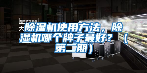 除濕機使用方法，除濕機哪個牌子最好？（第二期）