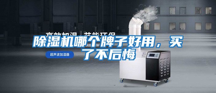 除濕機哪個牌子好用，買了不后悔