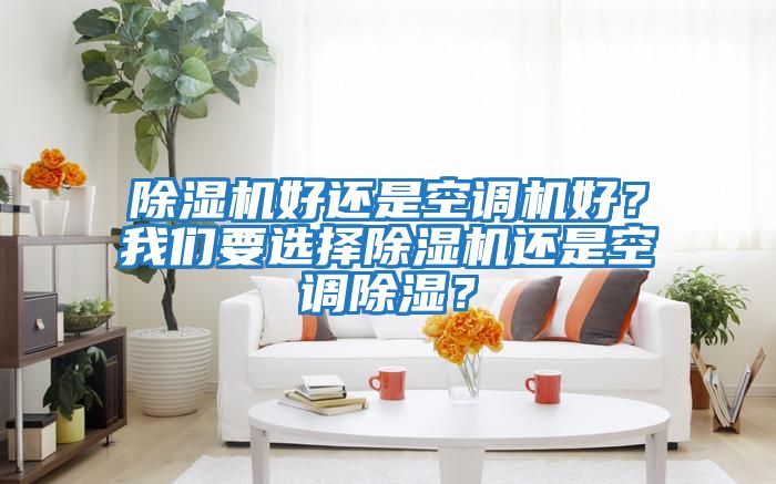 除濕機好還是空調機好？我們要選擇除濕機還是空調除濕？