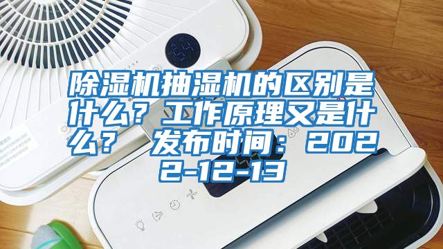 除濕機抽濕機的區別是什么？工作原理又是什么？ 發布時間：2022-12-13