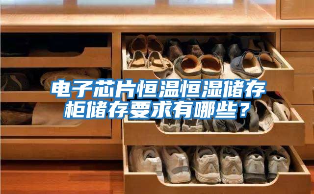 電子芯片恒溫恒濕儲存柜儲存要求有哪些?