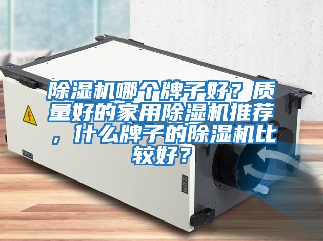 除濕機哪個牌子好？質量好的家用除濕機推薦，什么牌子的除濕機比較好？